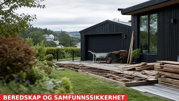 Garasje-krangel og platting-kaos i Nordre Follo